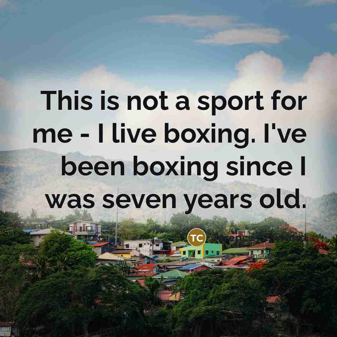 “This is not a sport for me - I live…” quote by Terence Crawford