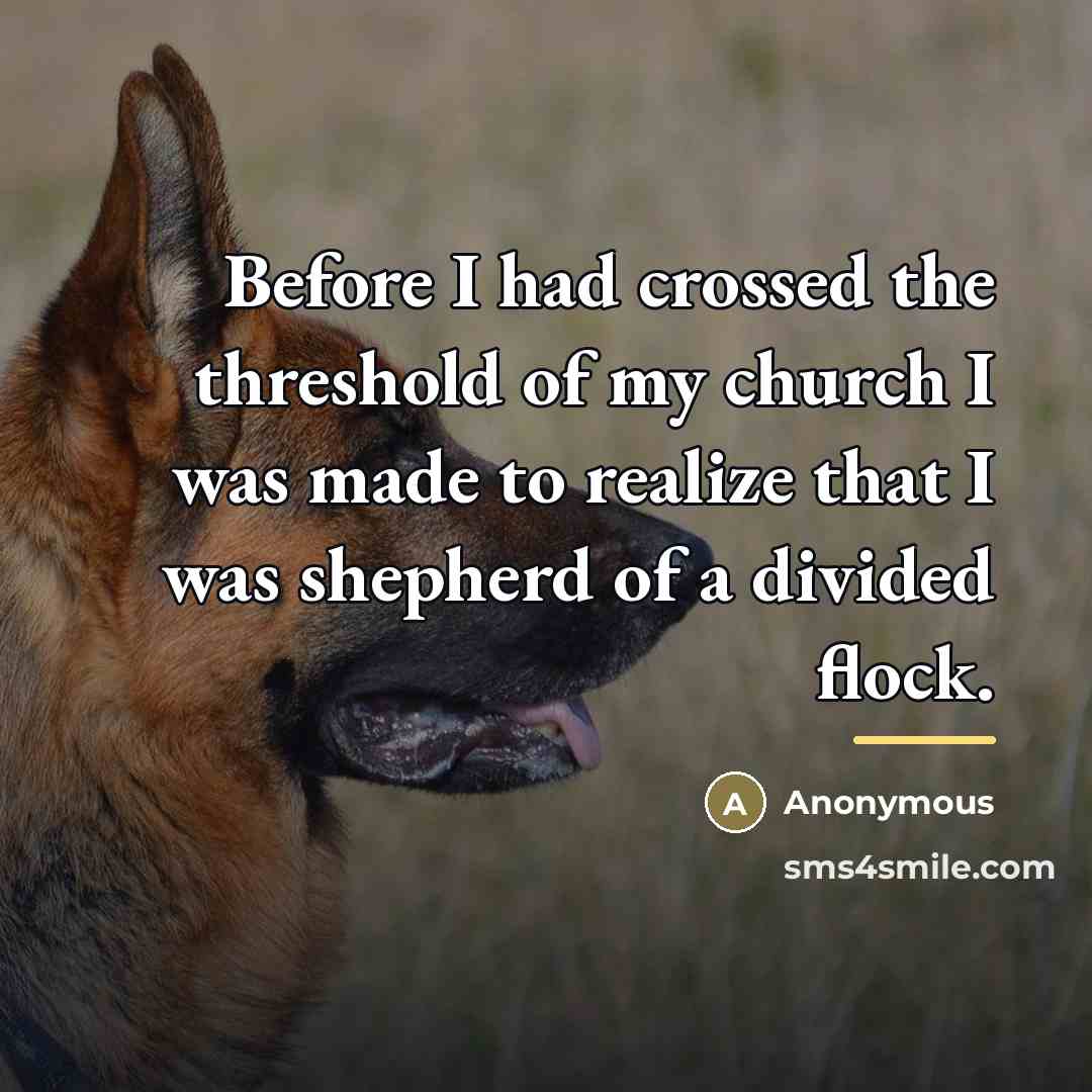 “Before I had crossed the threshold of my church I…” quote by Anonymous