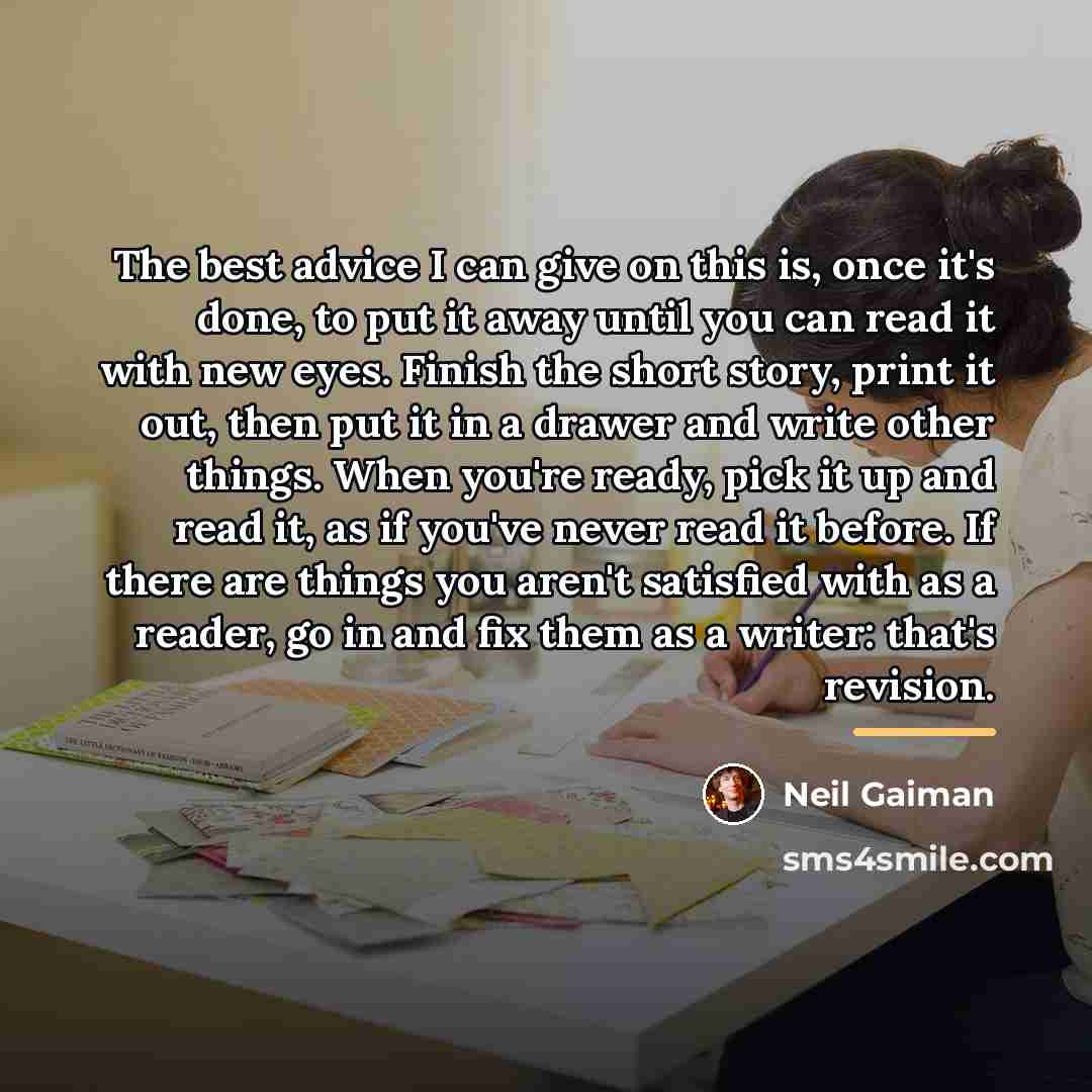 “The best advice I can give on this is, once…” quote by Neil Gaiman