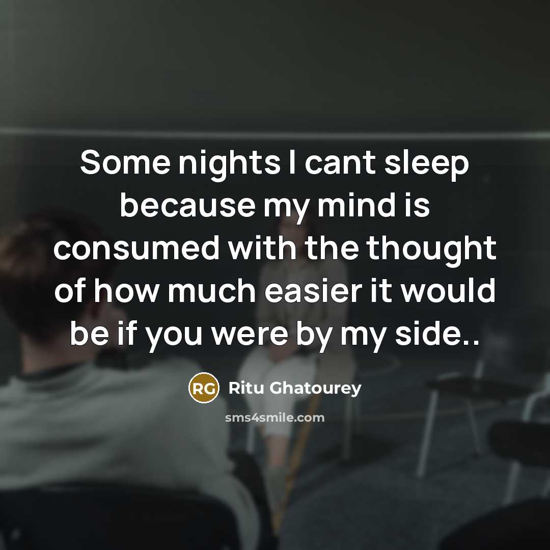 “Some nights I cant sleep because my mind is consumed…” quote by Ritu Ghatourey