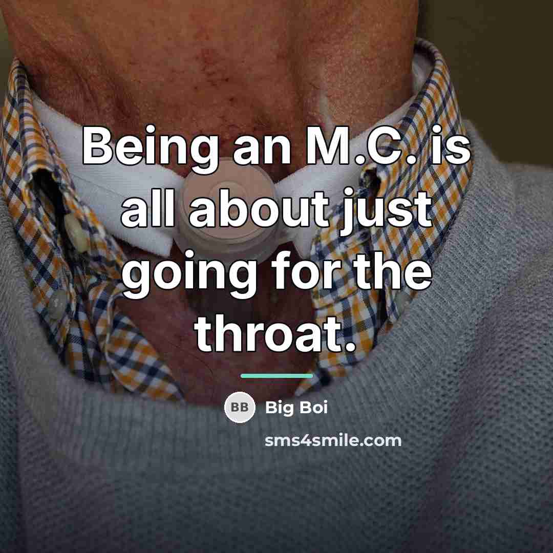 “Being an M.C. is all about just going for the…” quote by Big Boi