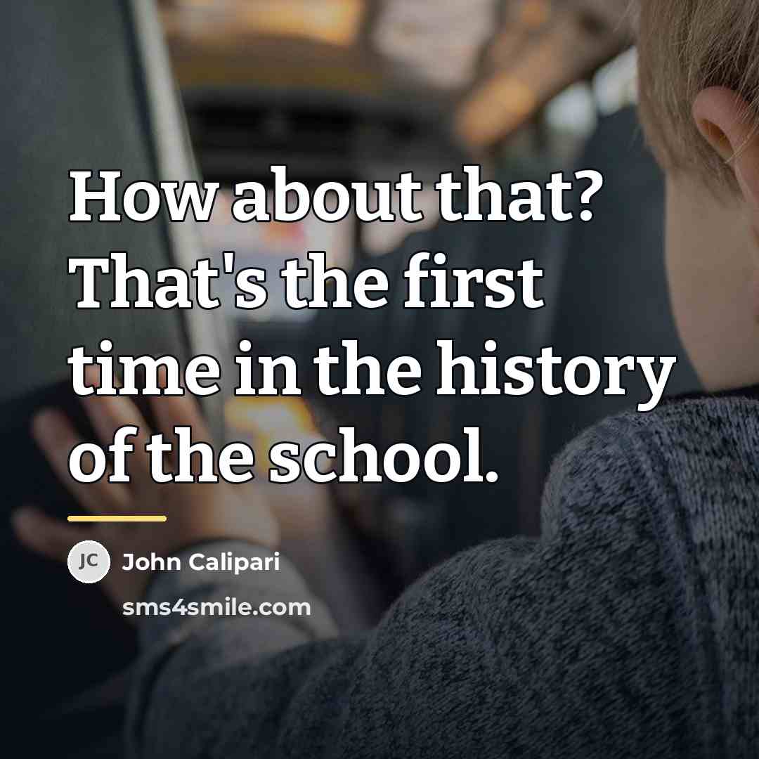 “How about that? That's the first time in the history…” quote by John Calipari