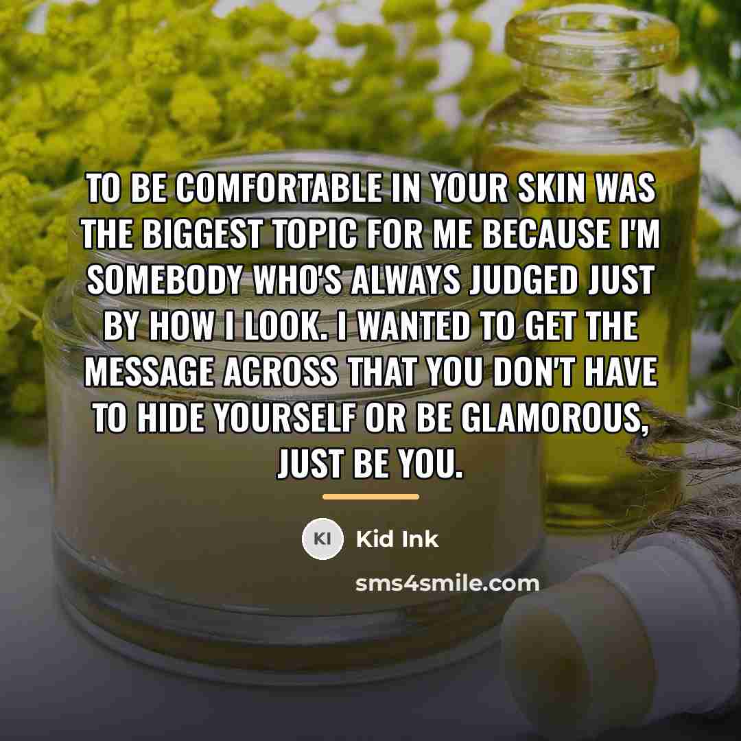 “To be comfortable in your skin was the biggest topic…” quote by Kid Ink