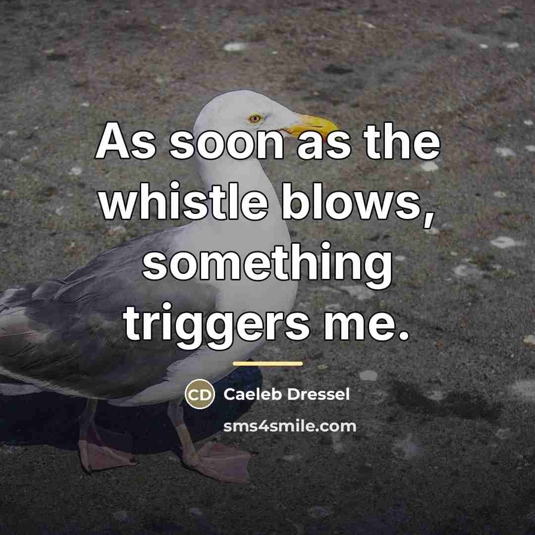 “As soon as the whistle blows, something triggers me.…” quote by Caeleb Dressel
