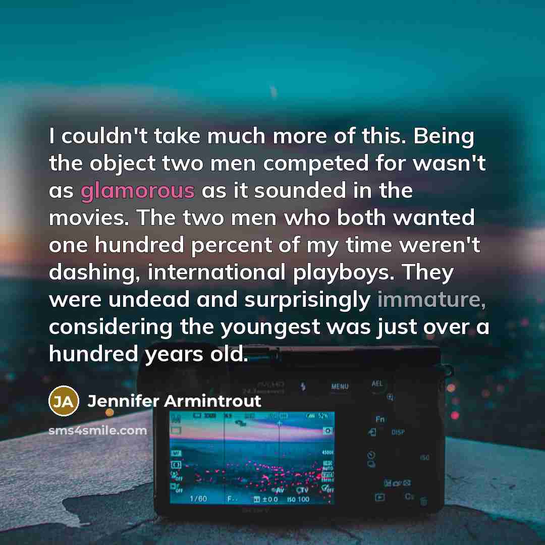 “I couldn't take much more of this. Being the object…” quote by Jennifer Armintrout