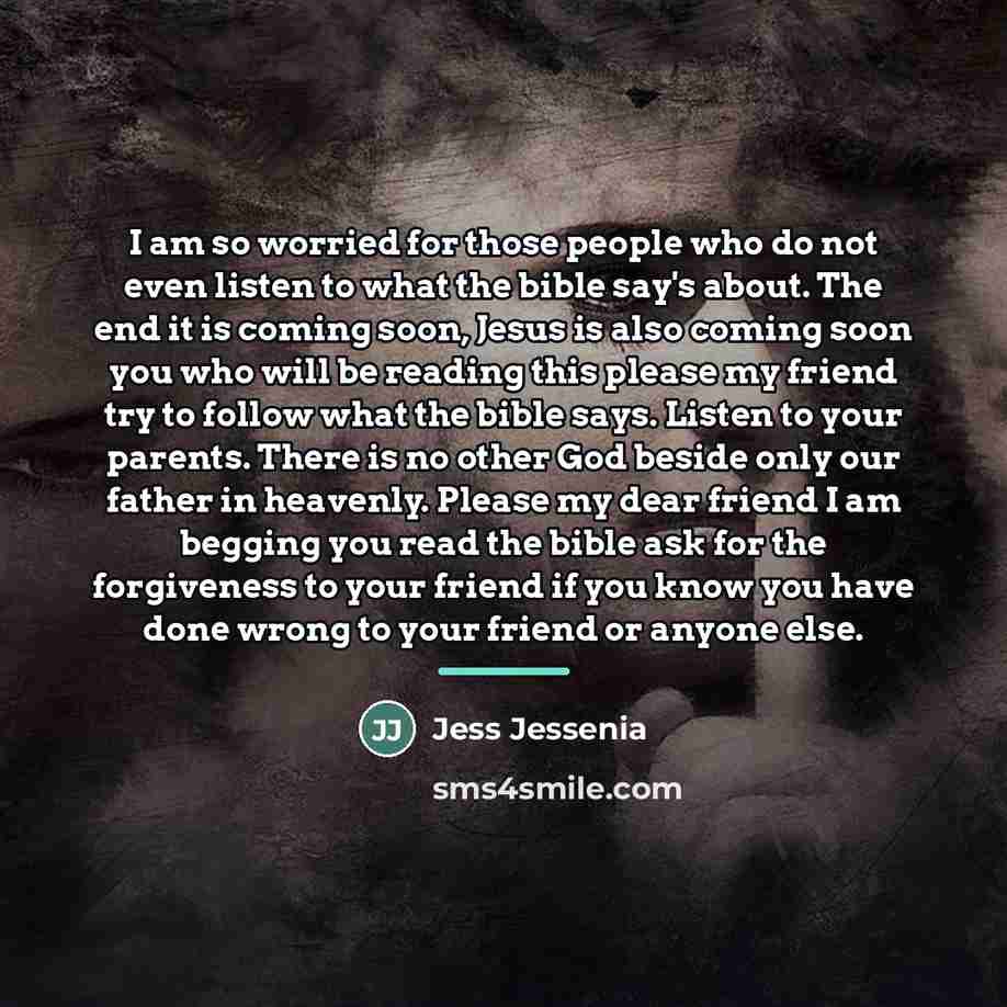 “I am so worried for those people who do not…” quote by Jess Jessenia