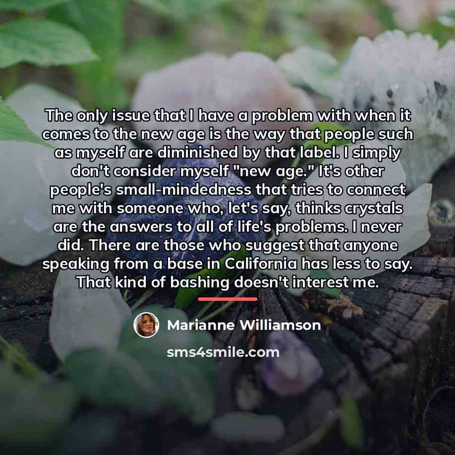 “The only issue that I have a problem with when…” quote by Marianne Williamson