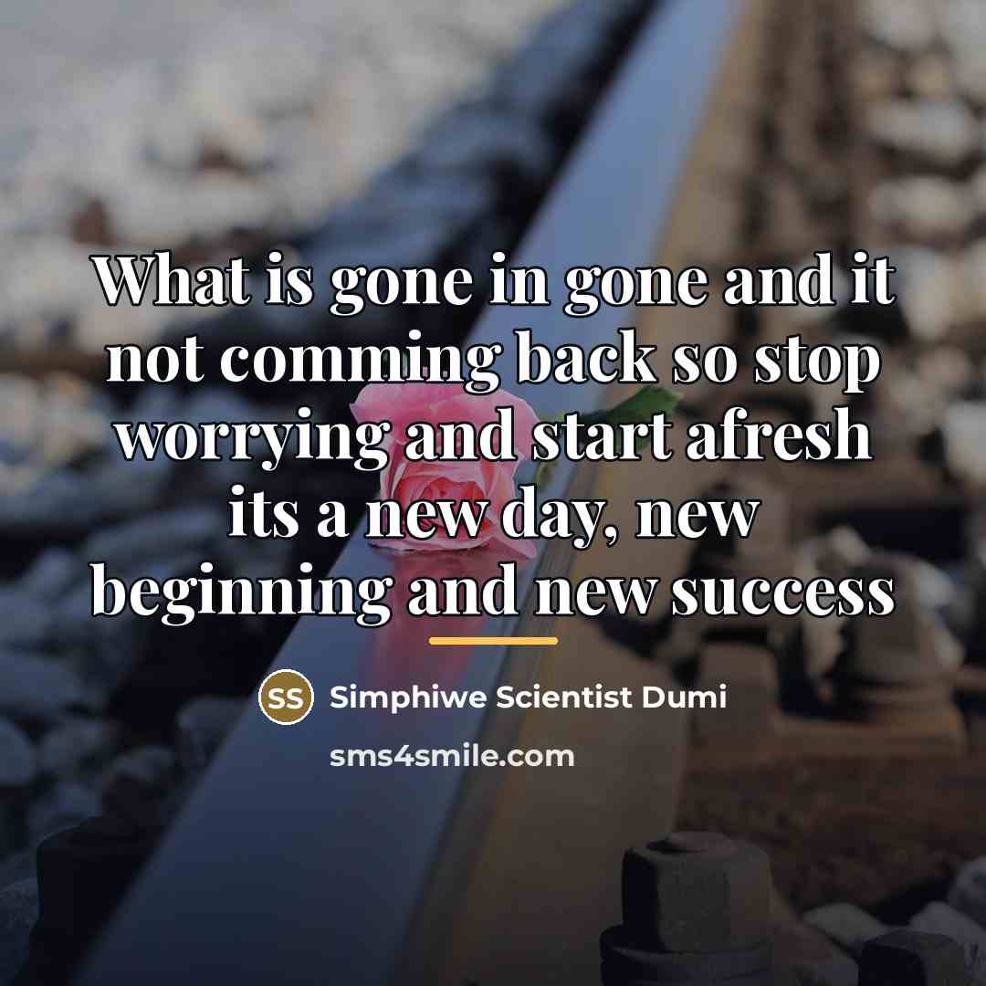 “What is gone in gone and it not comming back…” quote by Simphiwe Scientist Dumi