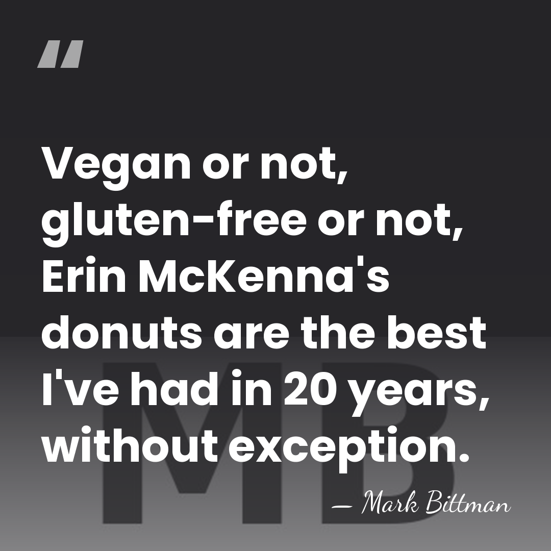 Vegan or not, gluten-free or not, Erin McKenna's donuts are the best&hellip; - Mark Bittman