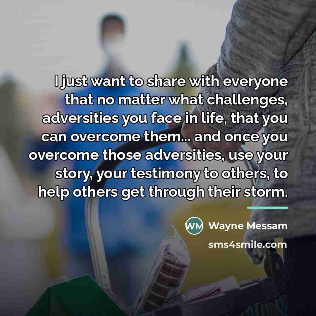 “I just want to share with everyone that no matter…” quote by Wayne Messam