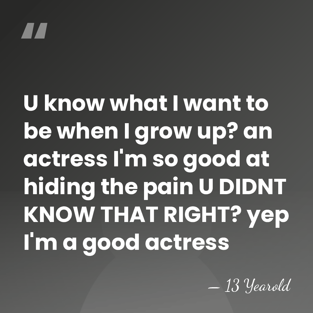 U know what I want to be when I grow up? an&hellip; - 13 Yearold