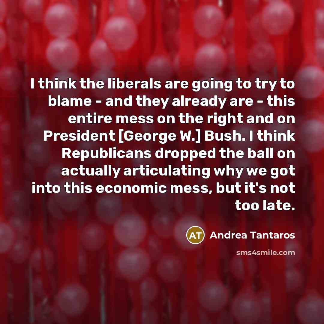 “I think the liberals are going to try to blame…” quote by Andrea Tantaros