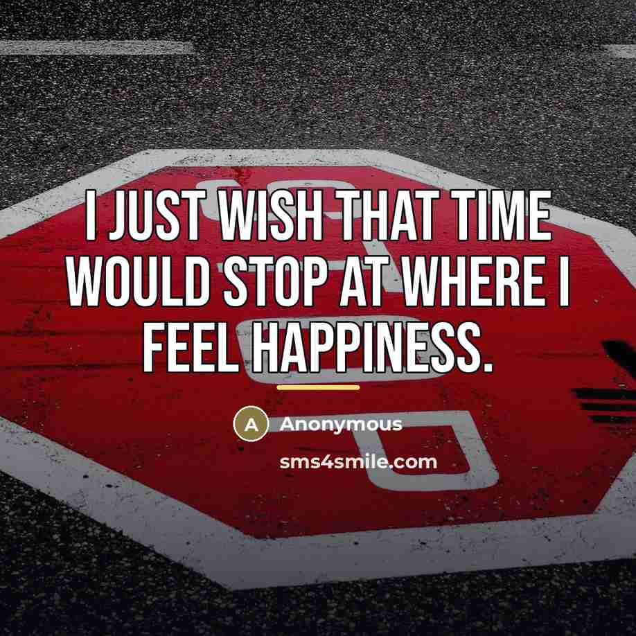 “I just wish that time would stop at where I…” quote by Anonymous