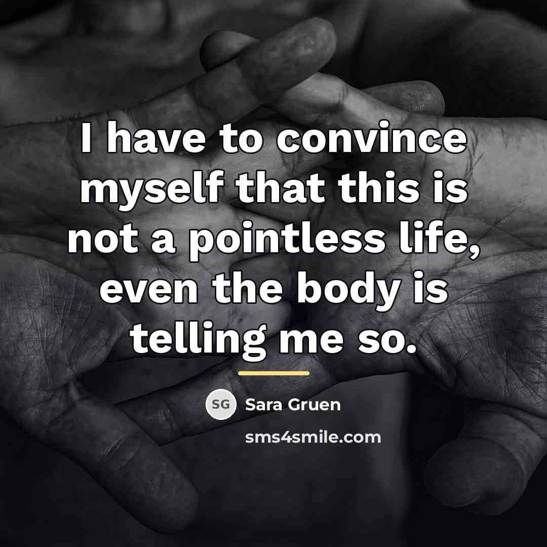 “I have to convince myself that this is not a…” quote by Sara Gruen