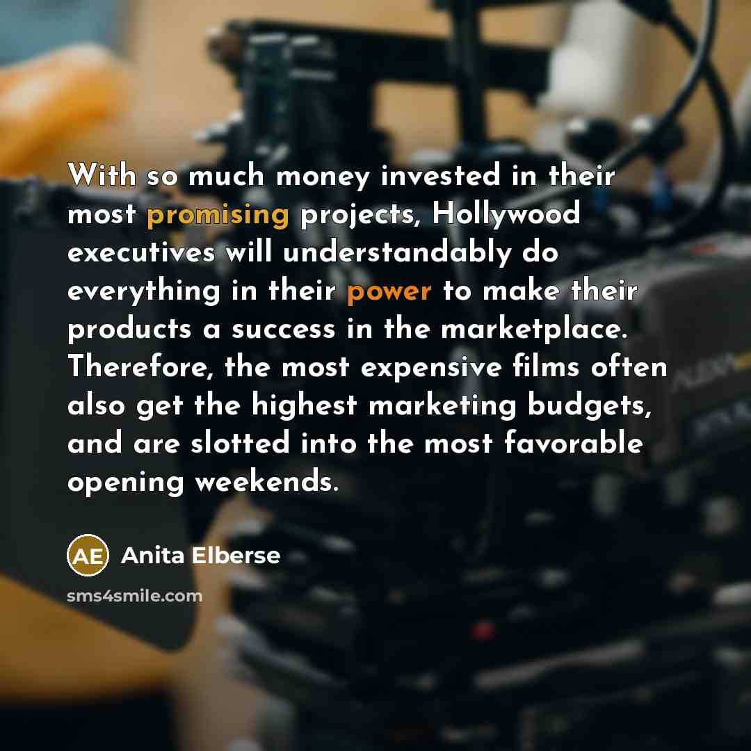 “With so much money invested in their most promising projects,…” quote by Anita Elberse