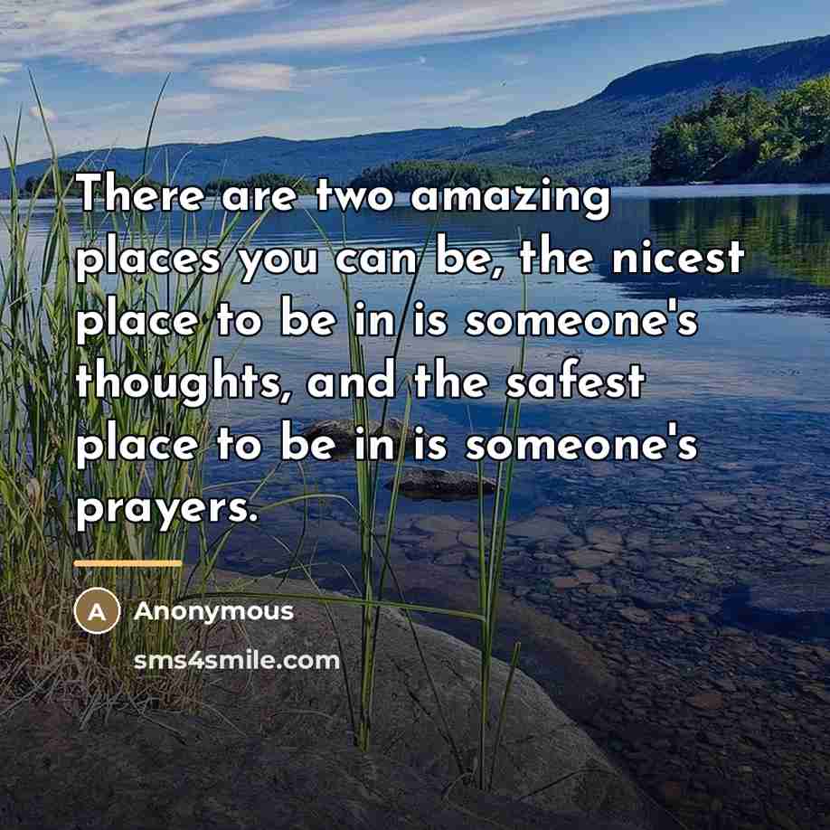 “There are two amazing places you can be, the nicest…” quote by Anonymous