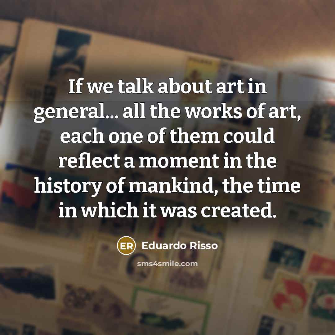 “If we talk about art in general... all the works…” quote by Eduardo Risso