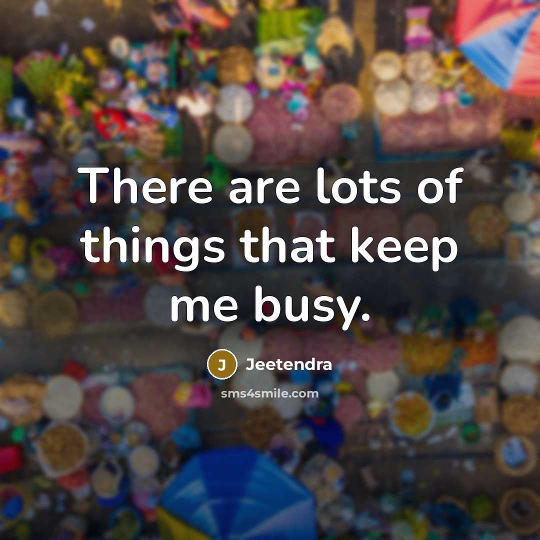 “There are lots of things that keep me busy.…” quote by Jeetendra