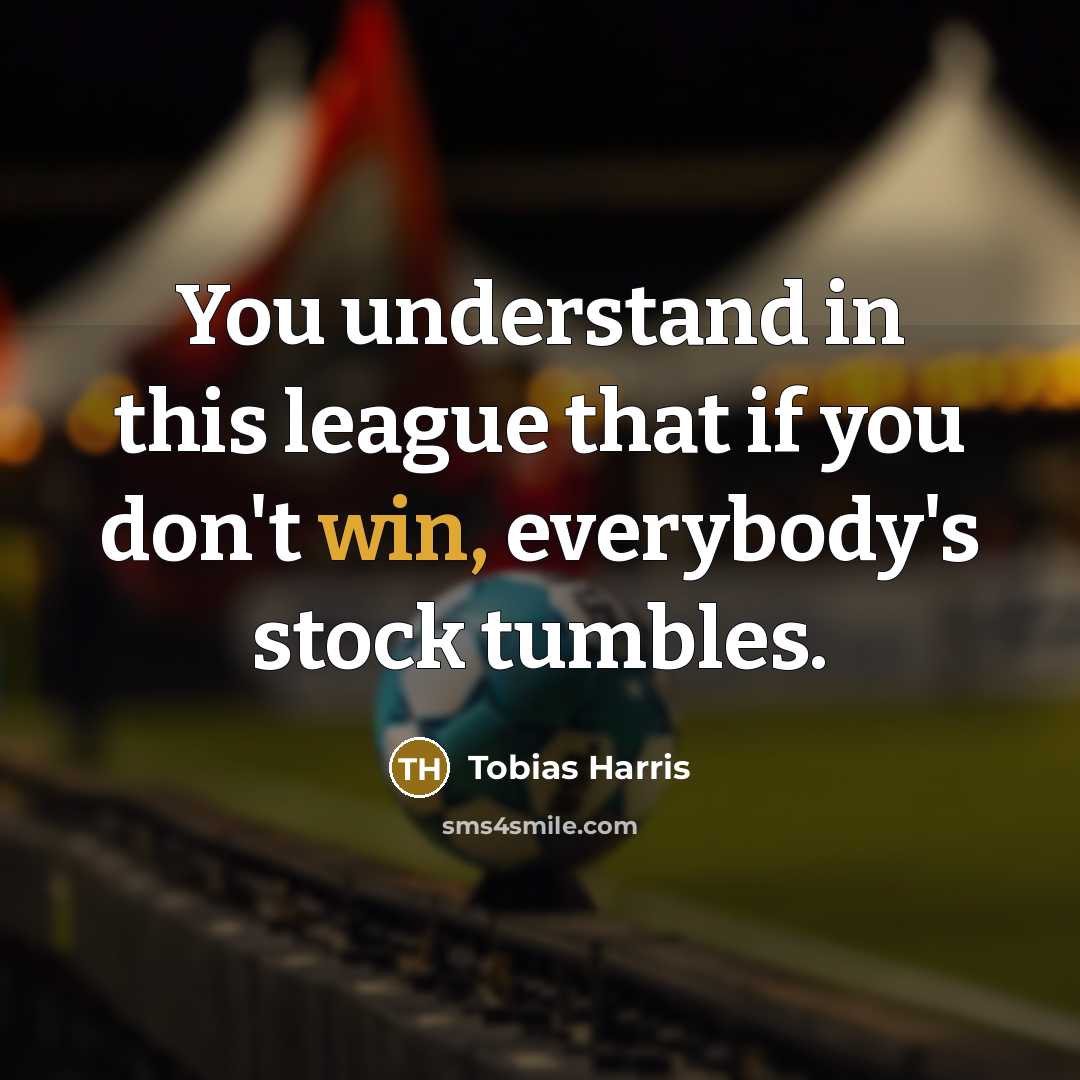 “You understand in this league that if you don't win,…” quote by Tobias Harris