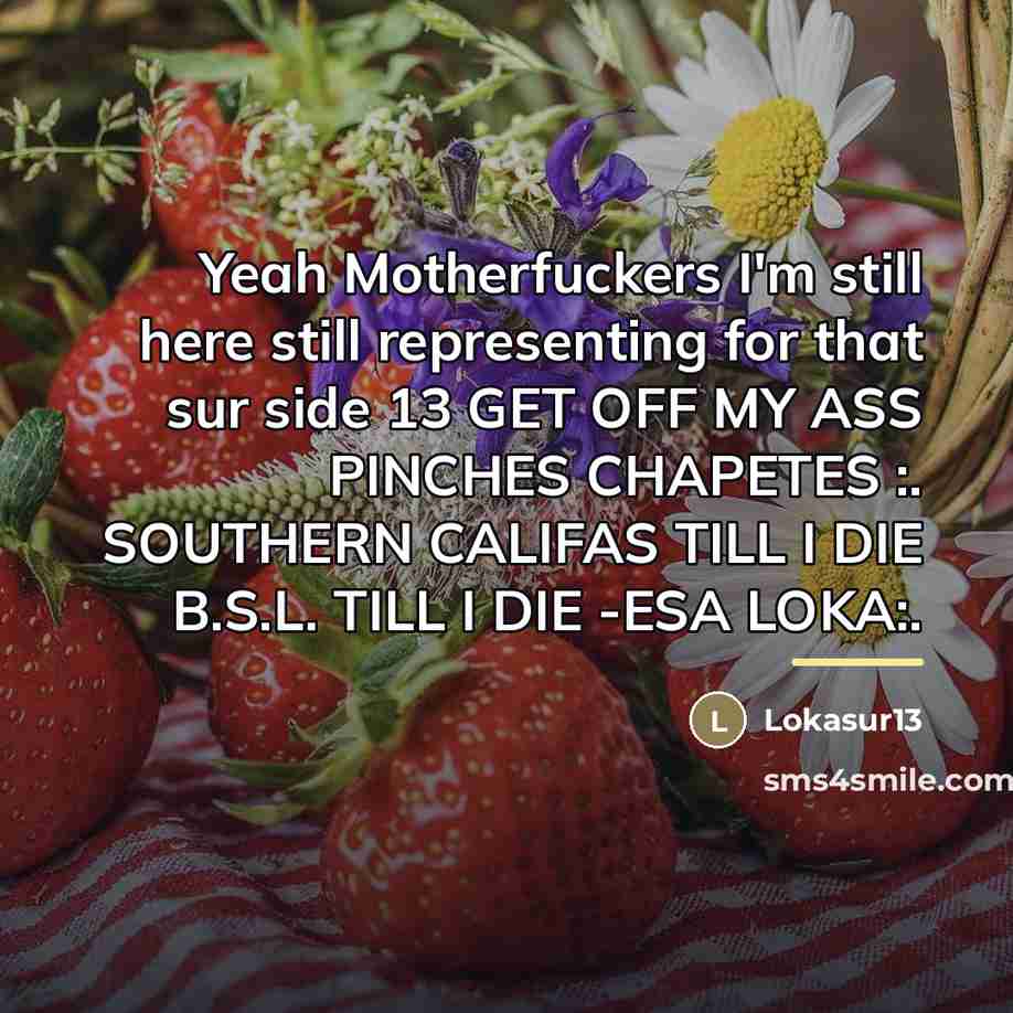 “Yeah Motherfuckers I'm still here still representing for that sur…” quote by Lokasur13