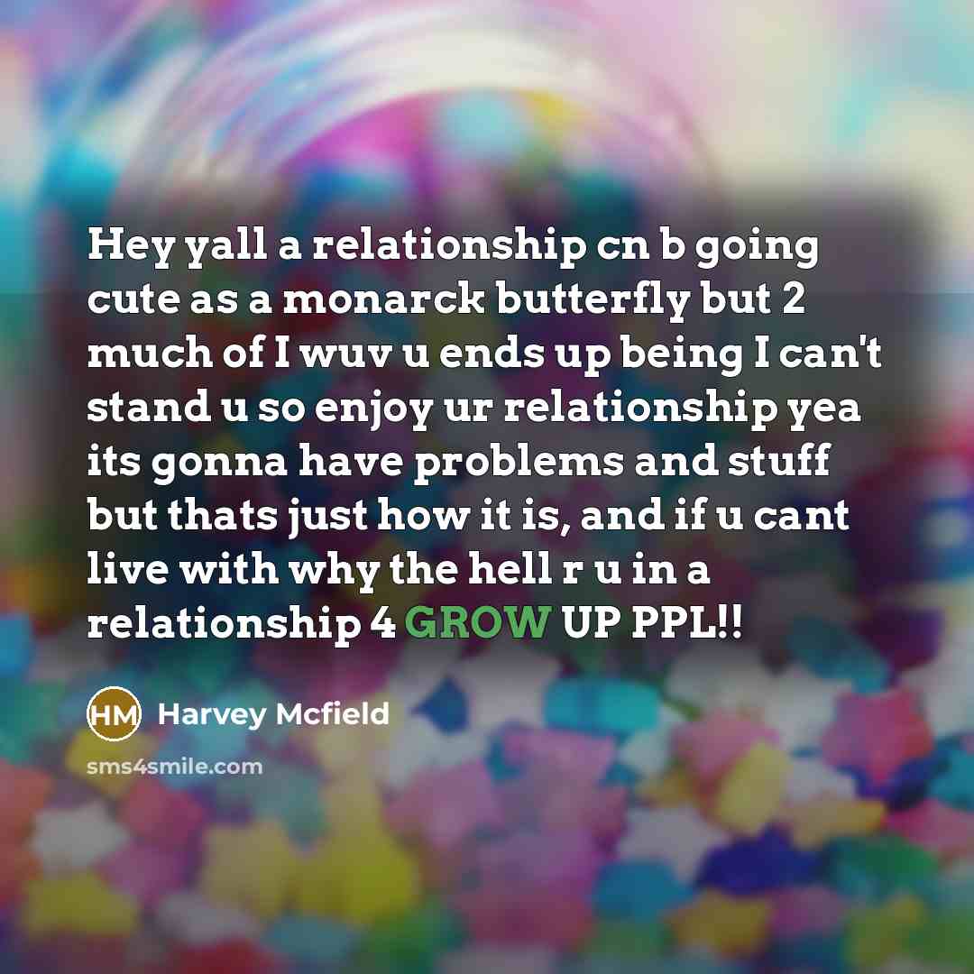 “Hey yall a relationship cn b going cute as a…” quote by Harvey Mcfield