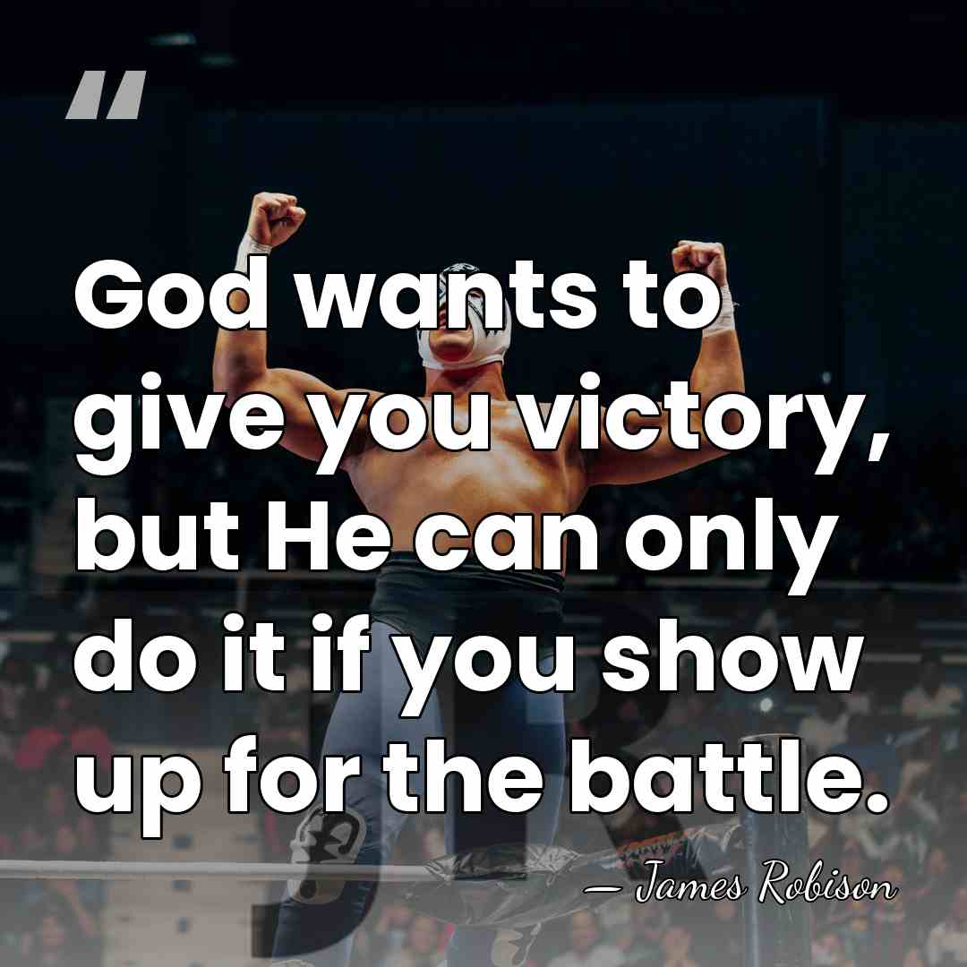 God wants to give you victory, but He can only do it&hellip; - James Robison