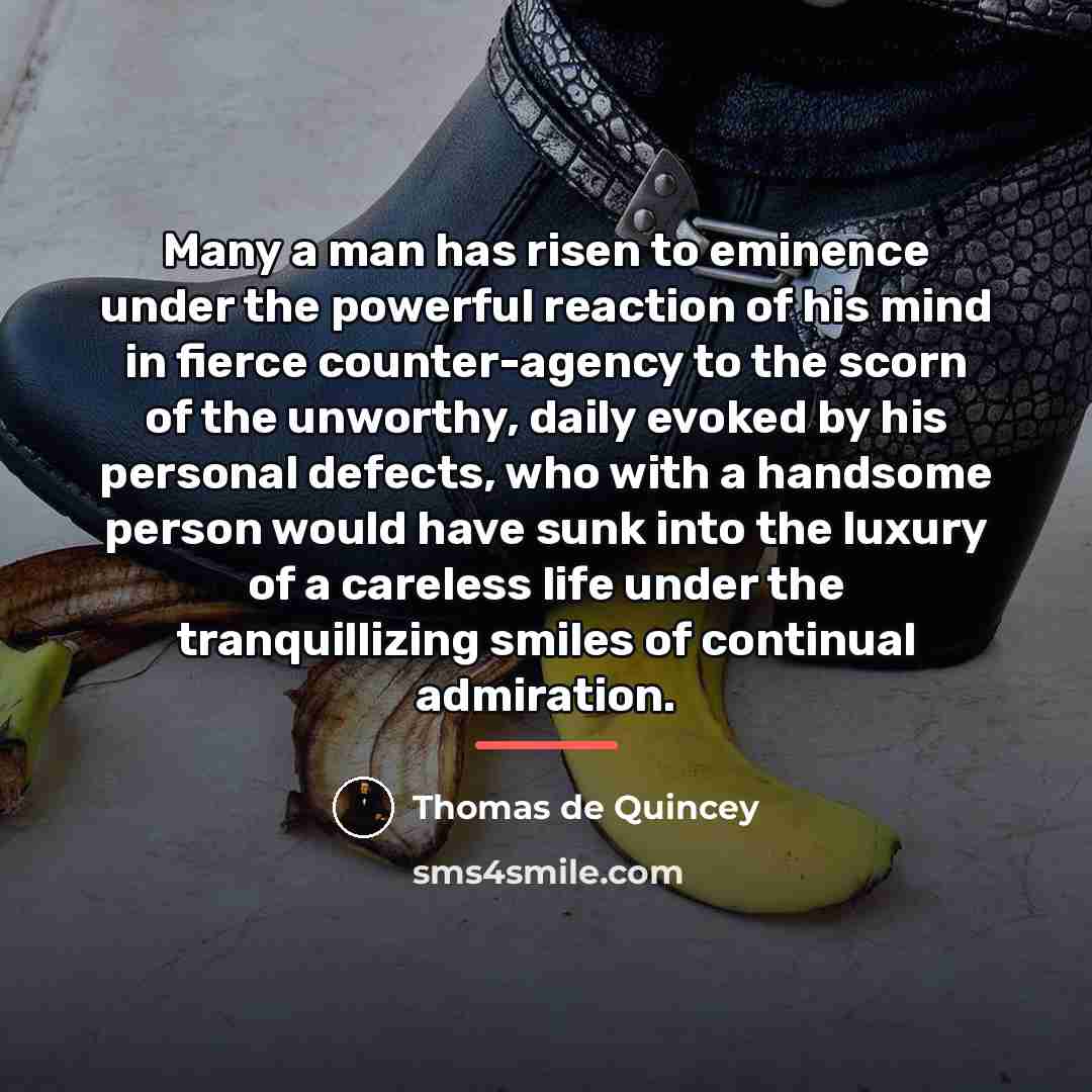 “Many a man has risen to eminence under the powerful…” quote by Thomas de Quincey