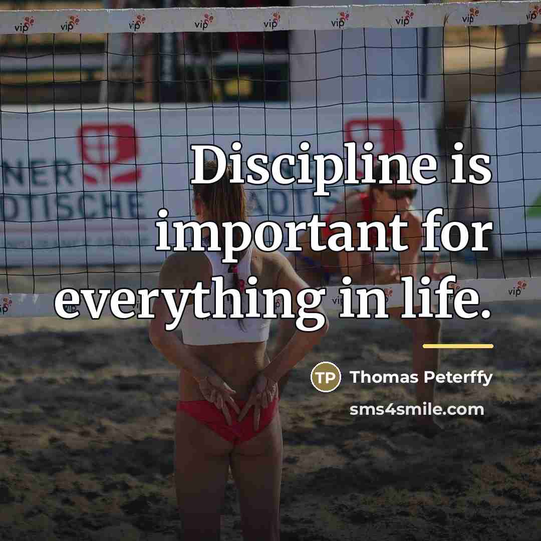 “Discipline is important for everything in life.…” quote by Thomas Peterffy