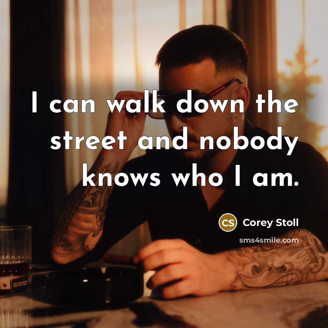 “I can walk down the street and nobody knows who…” quote by Corey Stoll
