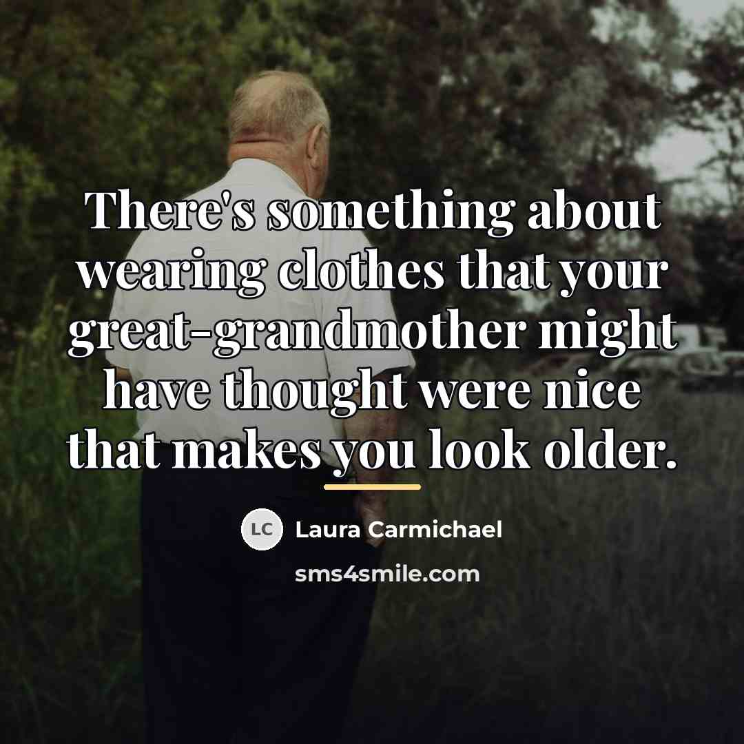 “There's something about wearing clothes that your great-grandmother might have…” quote by Laura Carmichael