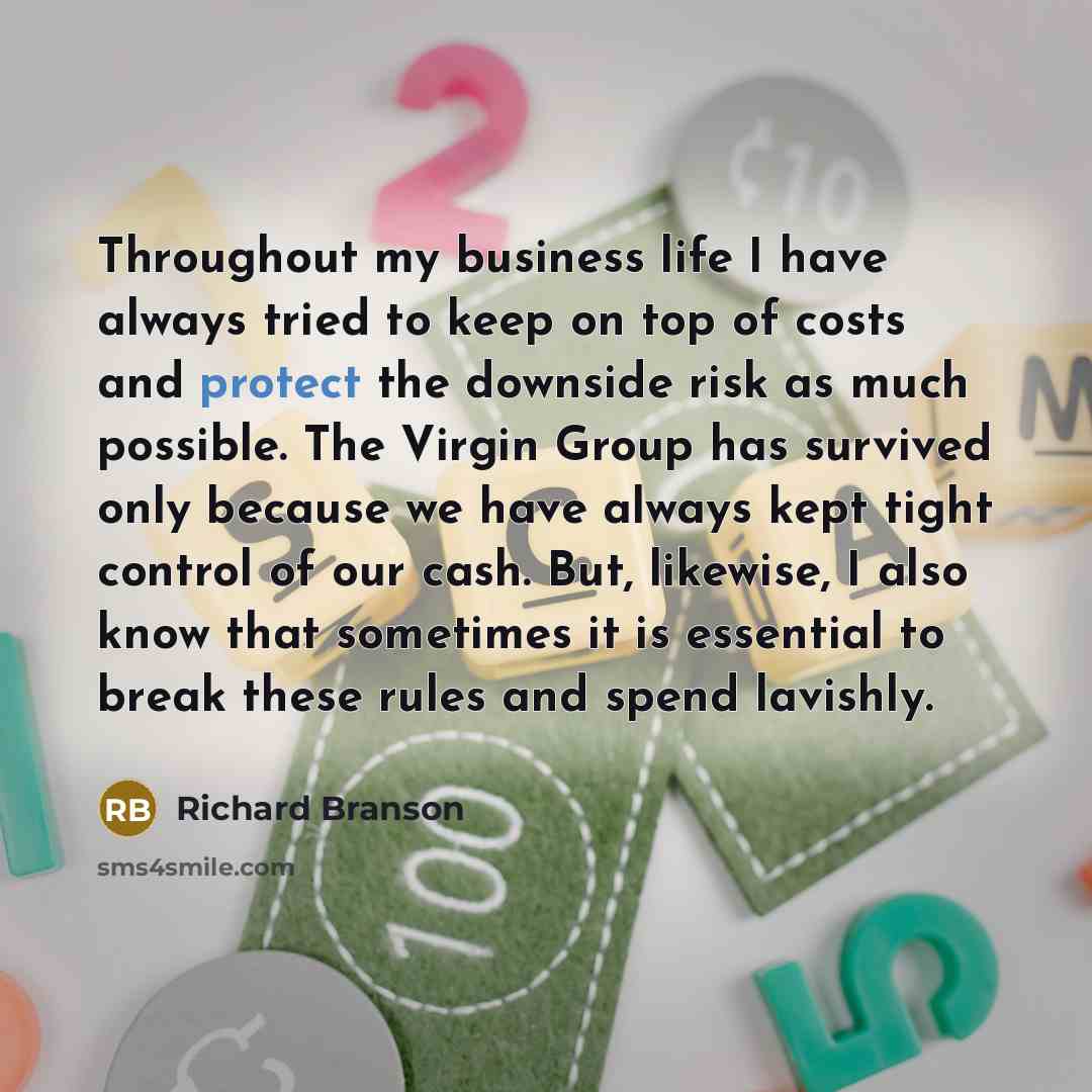 “Throughout my business life I have always tried to keep…” quote by Richard Branson