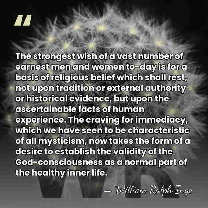The strongest wish of a vast number of earnest men and women&hellip; - William Ralph Inge