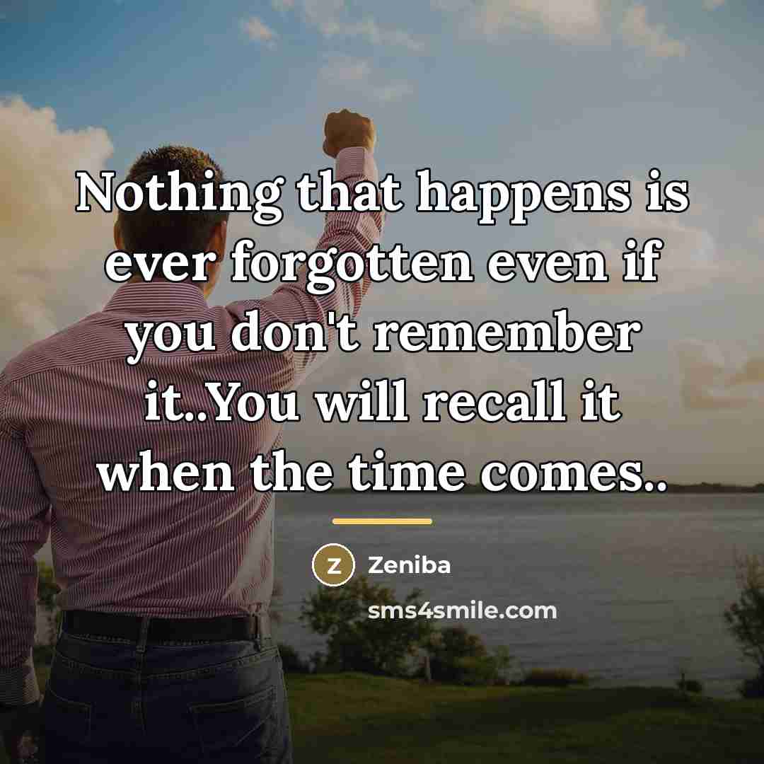 “Nothing that happens is ever forgotten even if you don't…” quote by Zeniba