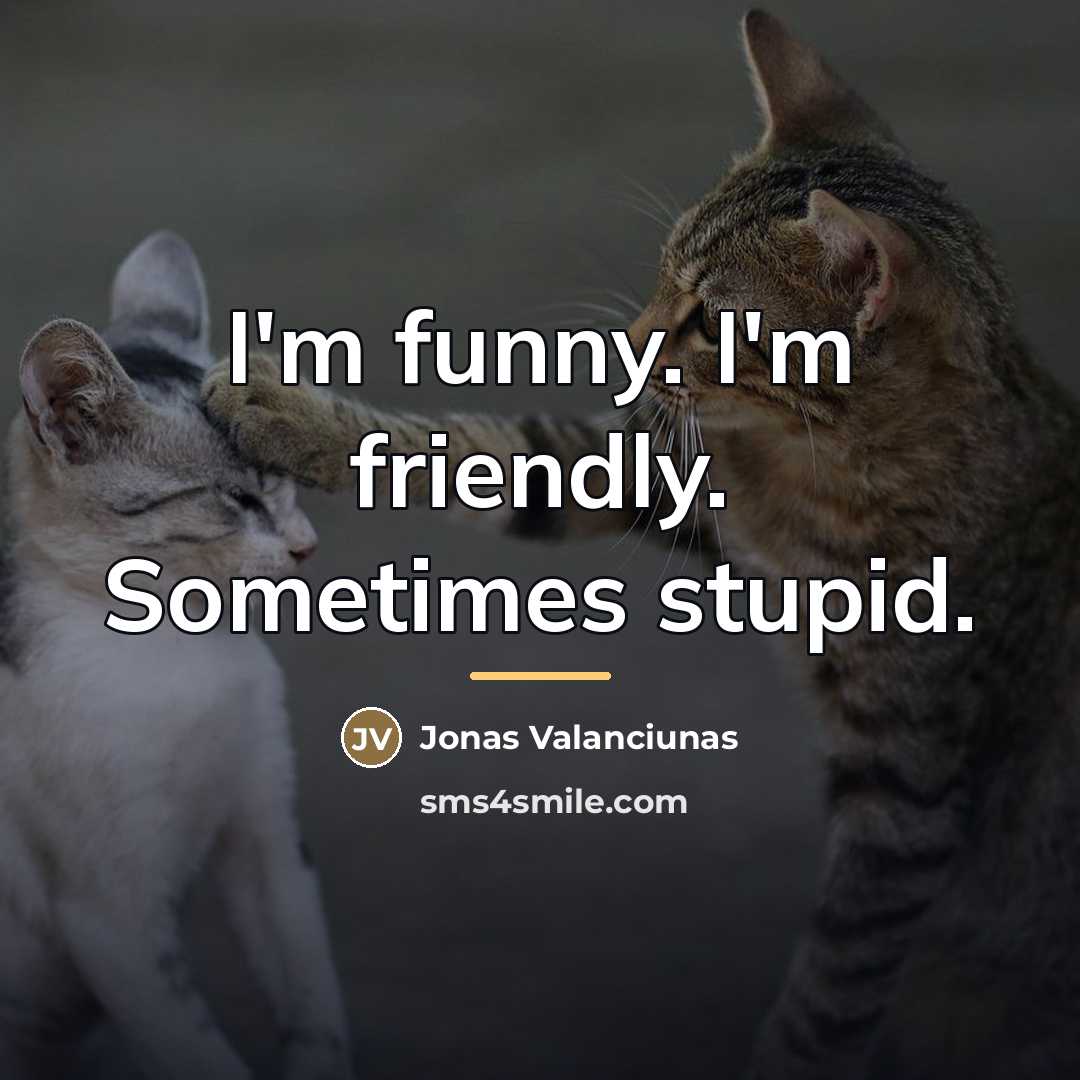 “I'm funny. I'm friendly. Sometimes stupid.…” quote by Jonas Valanciunas