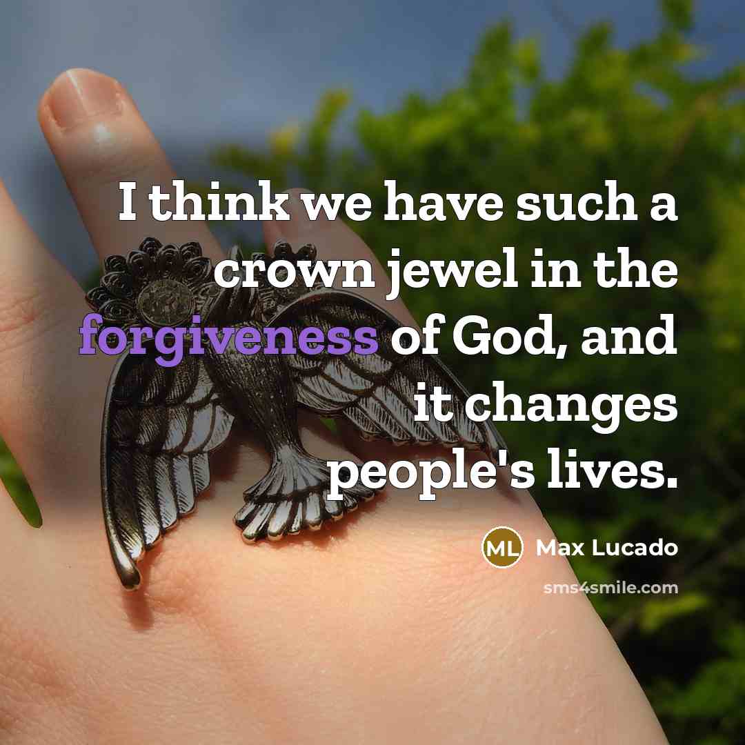 “I think we have such a crown jewel in the…” quote by Max Lucado