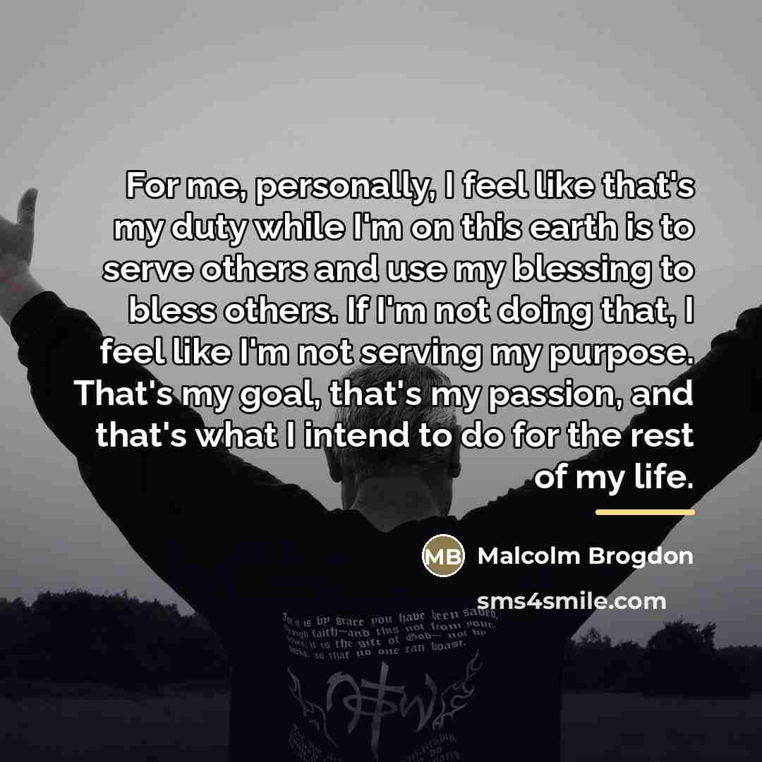 “For me, personally, I feel like that's my duty while…” quote by Malcolm Brogdon