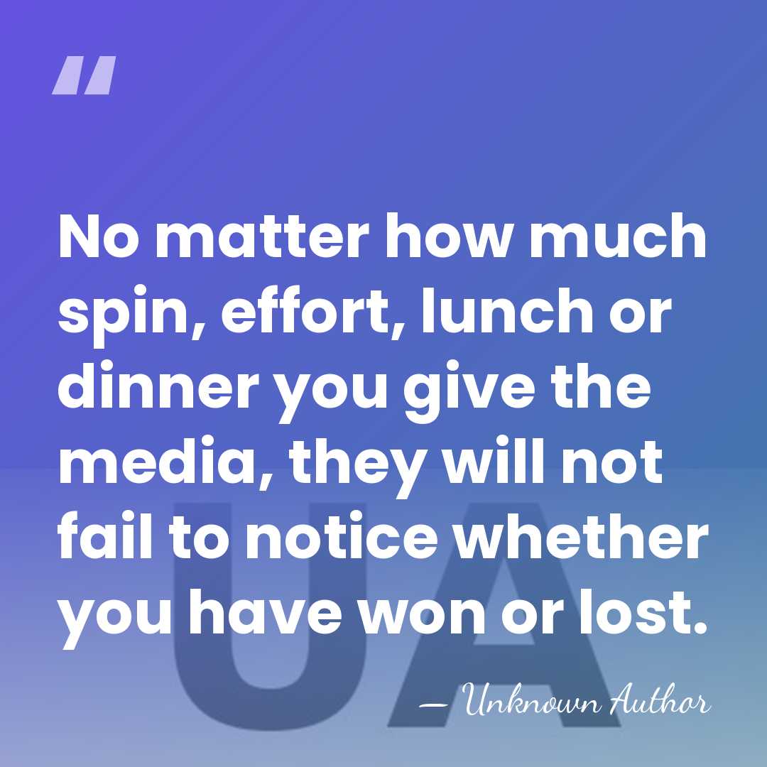 No matter how much spin, effort, lunch or dinner you give the&hellip; - Robin Renwick, Baron Renwick of Clifton