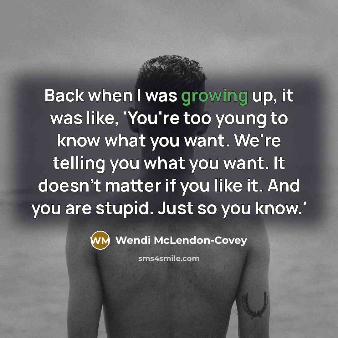 “Back when I was growing up, it was like, 'You're…” quote by Wendi McLendon-Covey