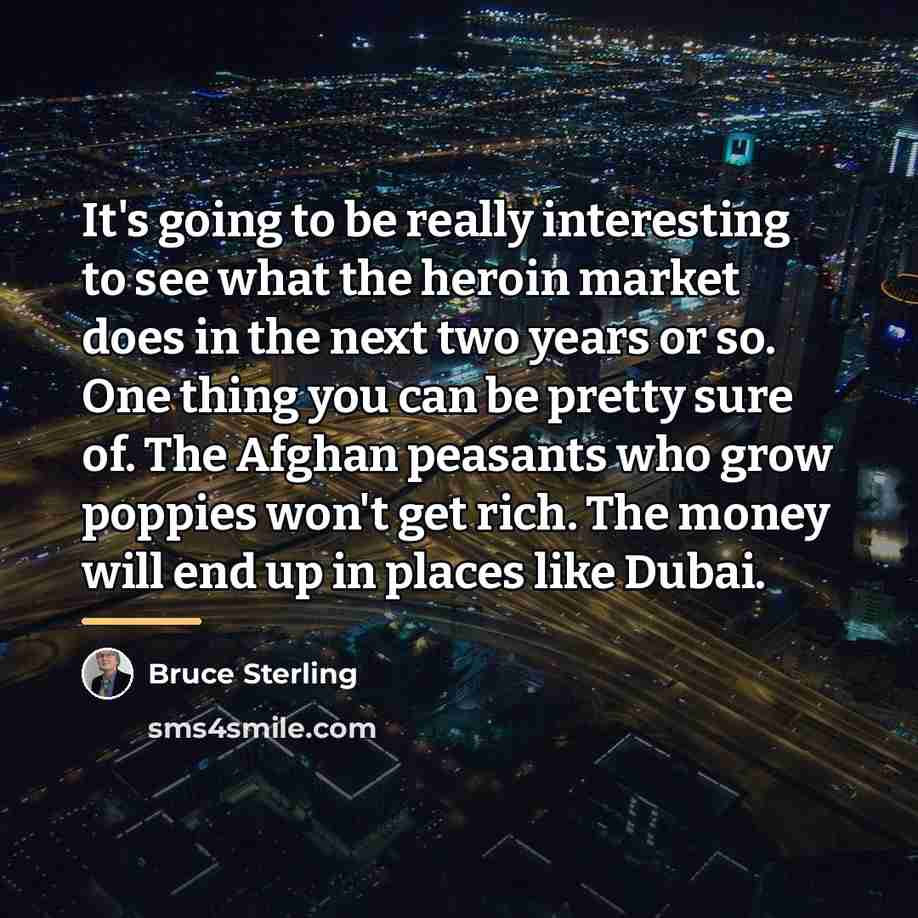 “It's going to be really interesting to see what the…” quote by Bruce Sterling