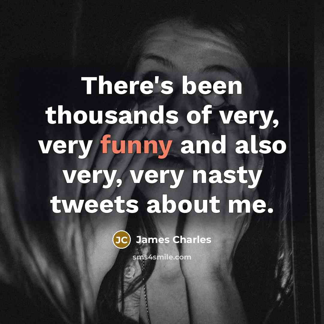 “There's been thousands of very, very funny and also very,…” quote by James Charles