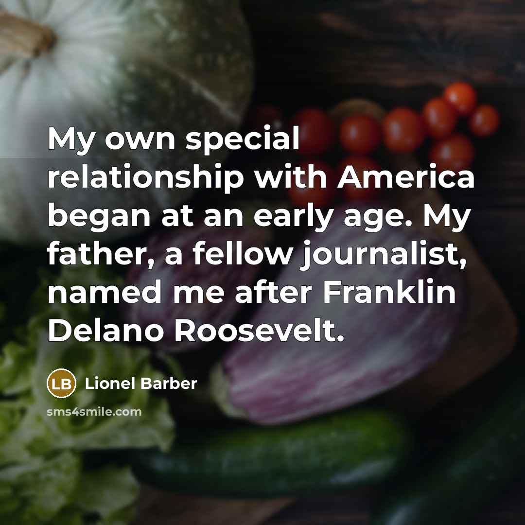 “My own special relationship with America began at an early…” quote by Lionel Barber