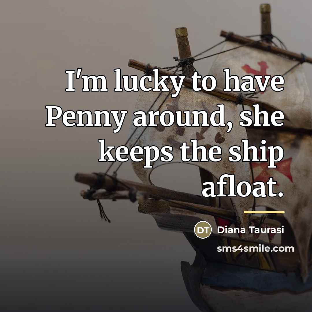 “I'm lucky to have Penny around, she keeps the ship…” quote by Diana Taurasi