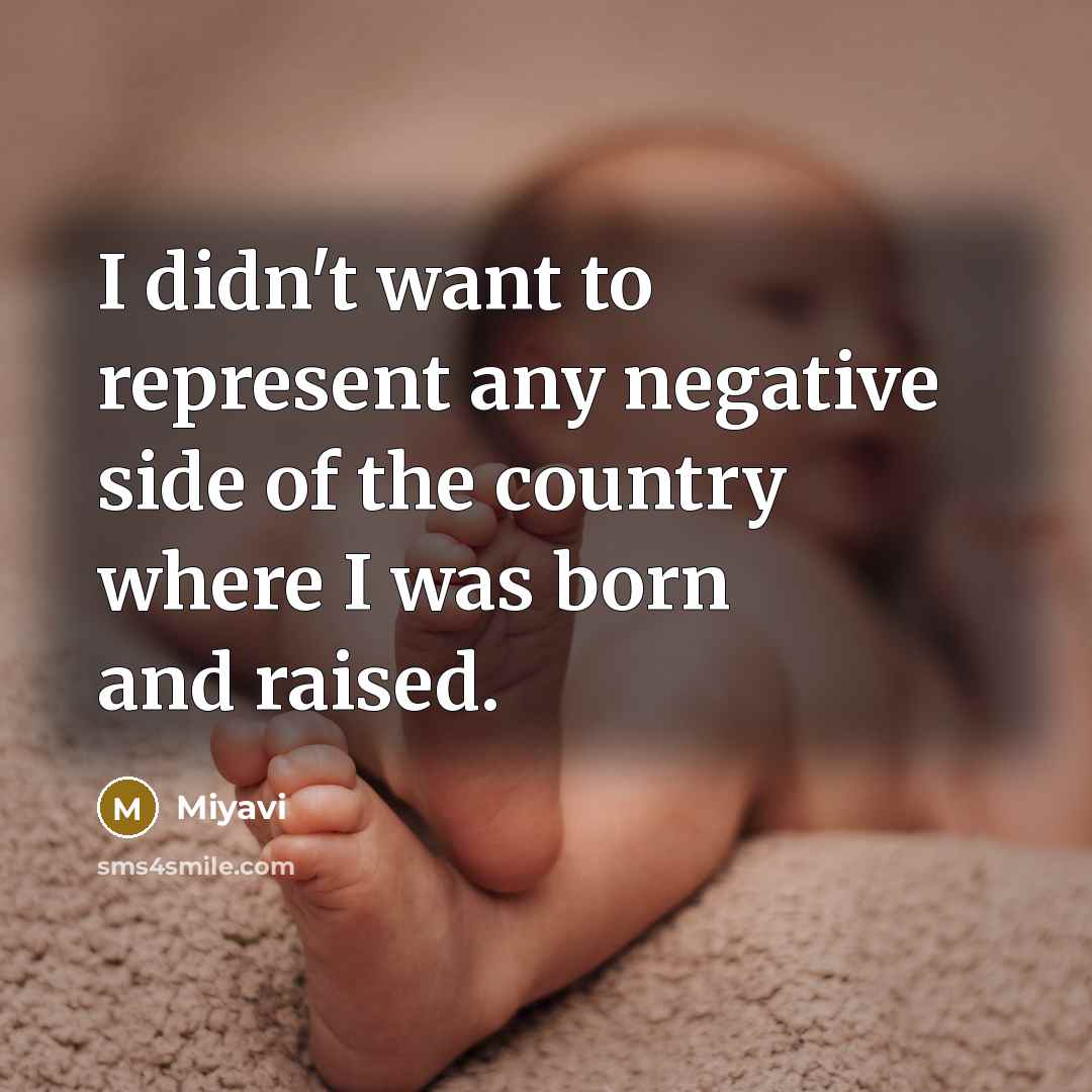 “I didn't want to represent any negative side of the…” quote by Miyavi