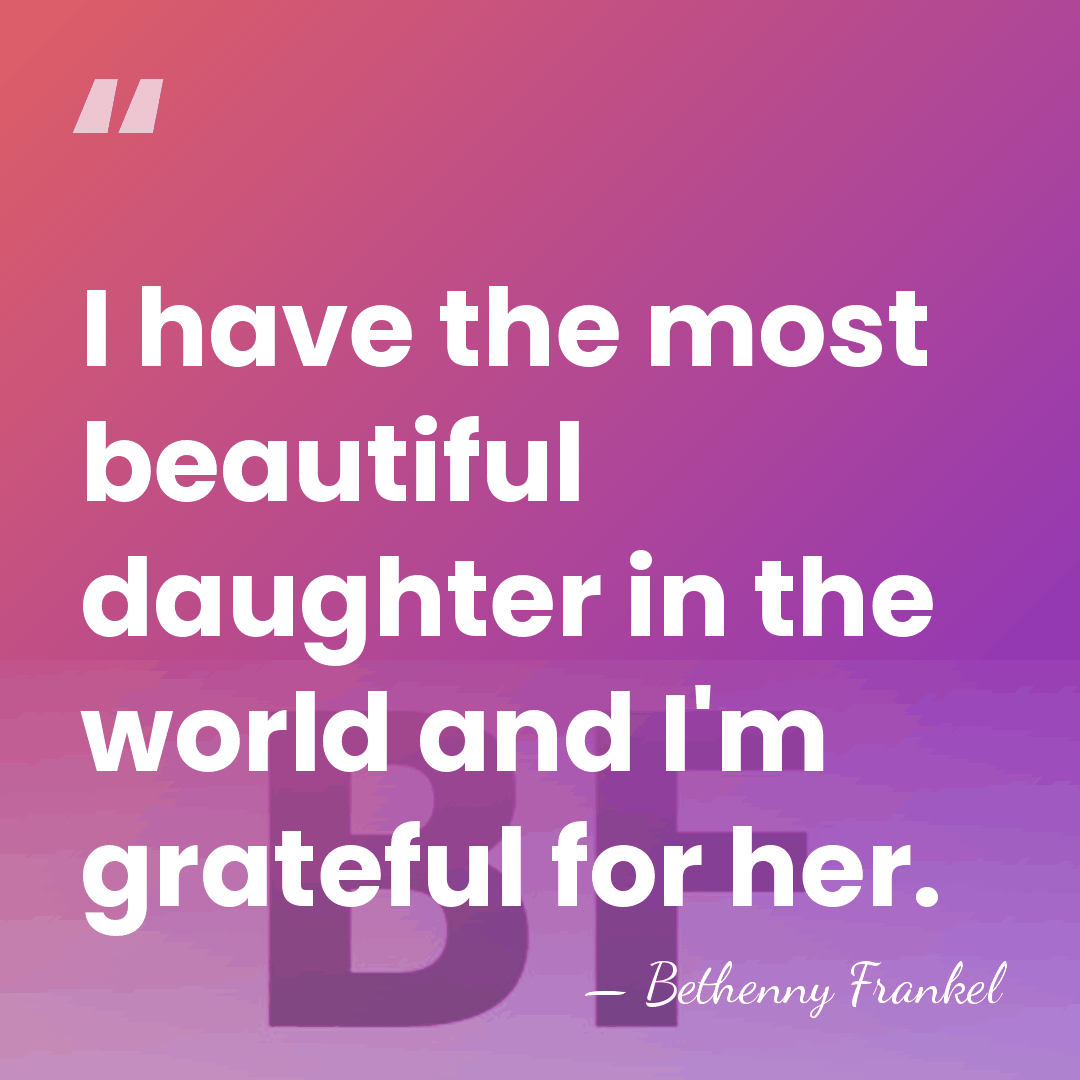 I have the most beautiful daughter in the world and I'm grateful&hellip; - Bethenny Frankel