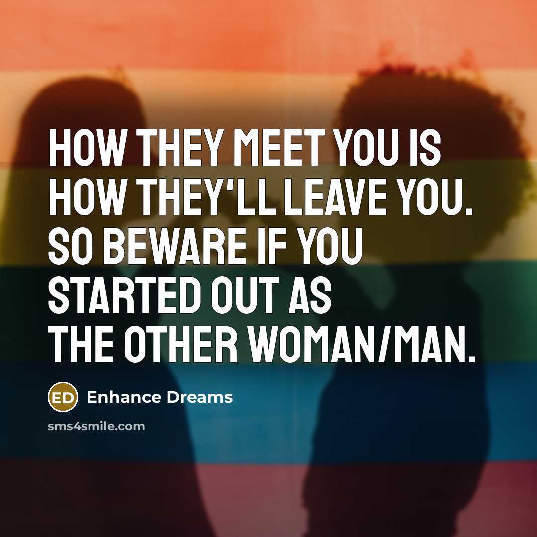 “How they meet you is how they'll leave you. So…” quote by Enhance Dreams