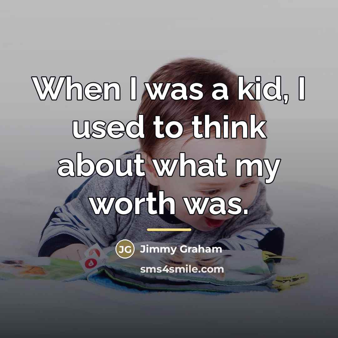 “When I was a kid, I used to think about…” quote by Jimmy Graham