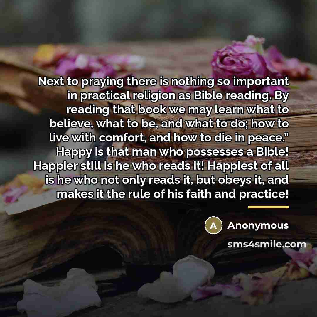 “Next to praying there is nothing so important in practical…” quote by Anonymous