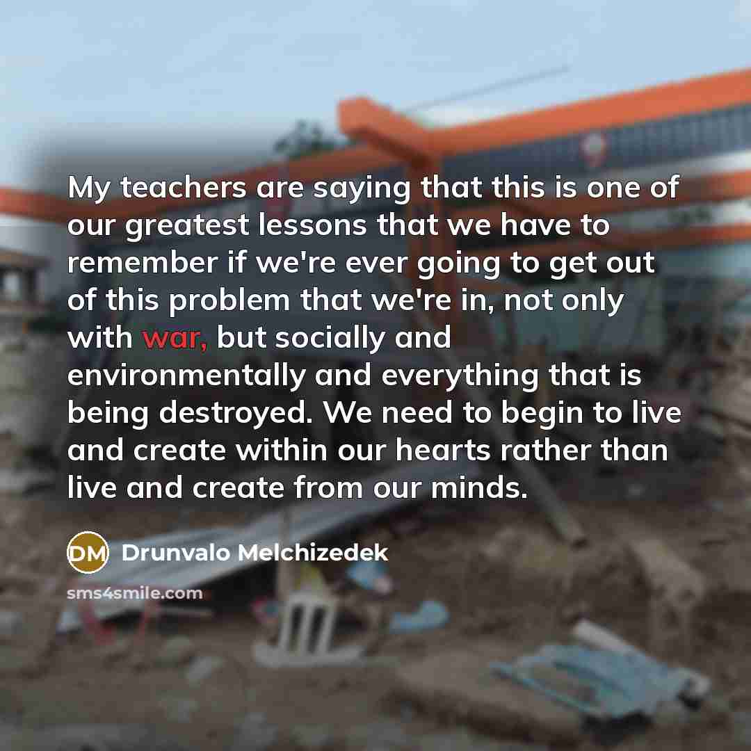“My teachers are saying that this is one of our…” quote by Drunvalo Melchizedek