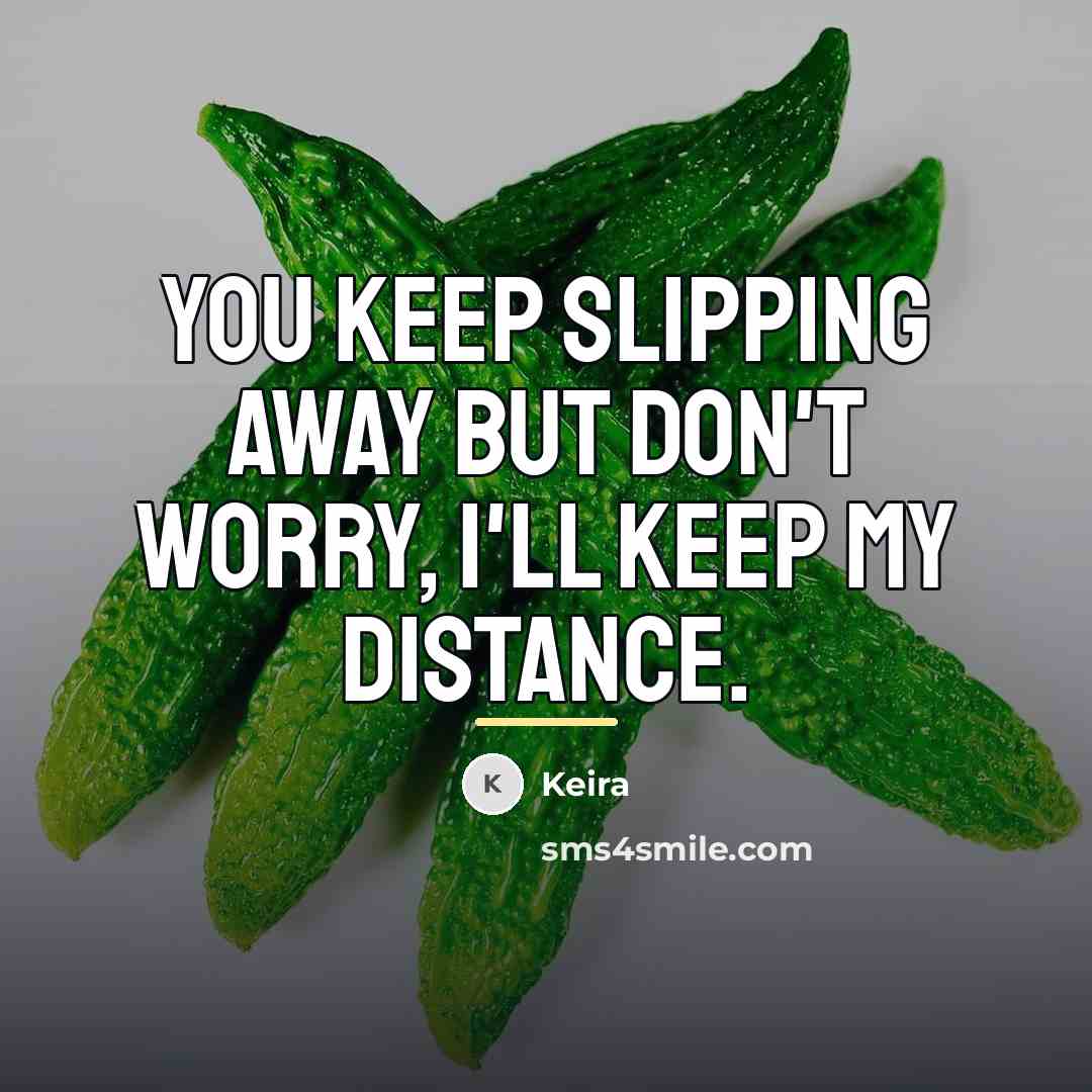 “You keep slipping away but don't worry, I'll keep my…” quote by Keira