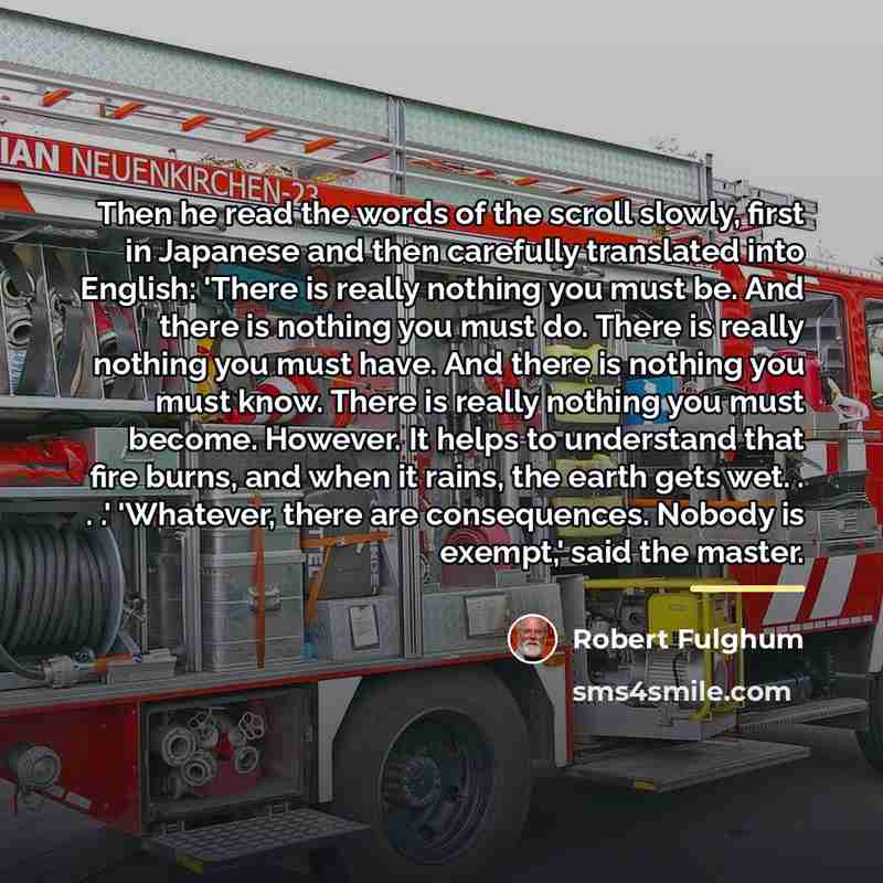 “Then he read the words of the scroll slowly, first…” quote by Robert Fulghum